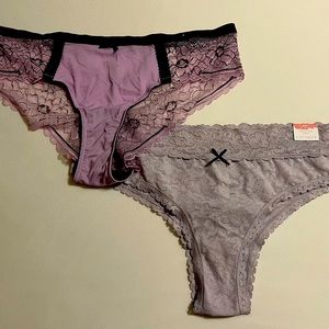 Lane Bryant Cacique Lace Cheeky Panty Set